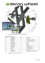 Preview for 2 page of Decon wheel Roxx MED3013 Assembly Instructions