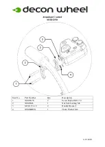 Preview for 4 page of Decon wheel Roxx MED3013 Assembly Instructions