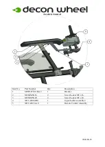 Preview for 3 page of Decon wheel Roxx NO Assembly Instructions