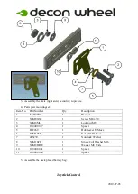 Preview for 2 page of Decon wheel Roxx2 Assembly Instructions