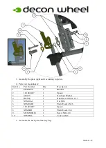 Предварительный просмотр 2 страницы Decon wheel Spirea Assembly Instructions