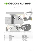 Preview for 3 page of Decon wheel Trigo T MED3327 Assembly Instructions Manual