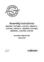 decon ADV5X02 Assembly Instructions Manual preview