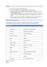 Preview for 34 page of decon Flexlife D9 User Manual