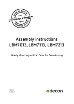 decon Liberty LBM7013 Assembly Instructions Manual preview