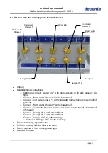 Предварительный просмотр 9 страницы deconta C 130 L Instruction Manual