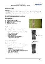 Preview for 17 page of deconta Compact 100.000 Instruction Manual