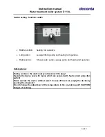 Preview for 9 page of deconta D 110L Instruction Manual