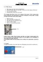 Предварительный просмотр 15 страницы deconta decontamination mobile D 3000 Manual Book