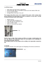 Предварительный просмотр 29 страницы deconta decontamination mobile D 3000 Manual Book