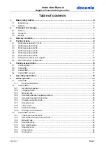 Preview for 2 page of deconta green dec G 100 Original Instruction Manual