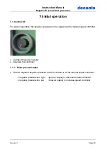 Preview for 19 page of deconta green dec G 100 Original Instruction Manual