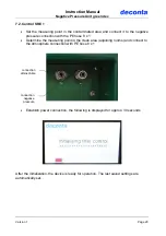 Preview for 20 page of deconta green dec G 100 Original Instruction Manual