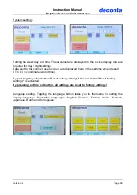 Preview for 26 page of deconta smart dec S 200 Original Instruction Manual