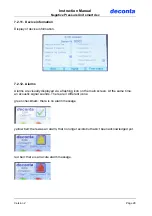 Preview for 28 page of deconta smart dec S 200 Original Instruction Manual