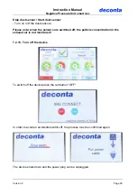 Preview for 30 page of deconta smart dec S 200 Original Instruction Manual