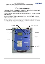 Preview for 6 page of deconta Telealarm GSM Instruction Manual