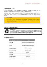 Preview for 2 page of Decoproyec CP19 Instruction And Maintenance Manual