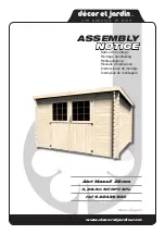 Preview for 1 page of Décor et Jardin 62243S900 Assembly Notice