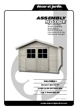 Preview for 1 page of Décor et Jardin 78457S000 Assembly Notice