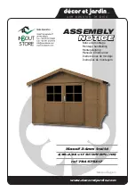 Décor et Jardin 78457SX17 Assembly Notice preview