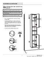 Preview for 7 page of Decor Living HANNA 1001-642-277 Use And Care Manual