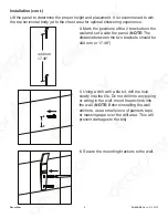 Preview for 8 page of Decor Star PL-006-SS Installation Manual