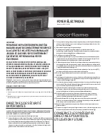 Preview for 8 page of decorflame MM360-52GCN Manual