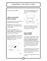 Preview for 7 page of decorflame QCM770P-36BDW Instruction Manual