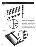 Preview for 4 page of Decoro TILBURY Instruction Manual