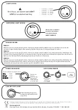 Preview for 2 page of DecorQuip Dream Range 191727 Quick Start Manual