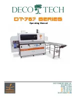 Decotech DT-767 Series Operating Manual preview