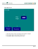 Предварительный просмотр 10 страницы Decotech DT-767 Series Operating Manual