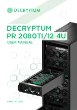 DECRYPTUM PR 2080TI/12 4U User Manual preview