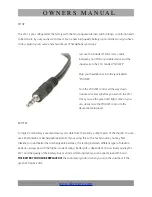 Preview for 3 page of Decware The ZEN HEAD Owner'S Manual