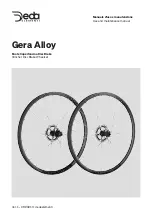 Deda Elementi Gera Alloy Use And Maintenance Manual предпросмотр