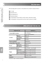 Preview for 6 page of Deda Elementi WD30ALCL User Manual