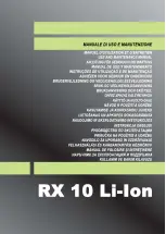 Dedeman RX 10 Li-Ion Use And Maintenance Manual preview