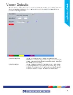 Preview for 37 page of Dedicated Micros CamVu 720 Installation And Configuration Manual