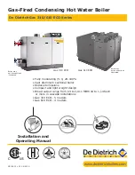 DeDietrich 310 ECO Series Installation And Operating Manual preview