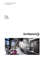 Preview for 1 page of DeDietrich 99643991 Four Oven User Manual