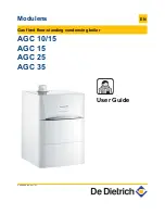 Preview for 1 page of DeDietrich AGC 10 User Manual