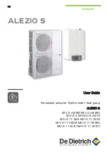 DeDietrich ALEZIO S AWHP 11 MR-2 User Manual preview