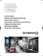 DeDietrich DHD 787 Installation Manual preview