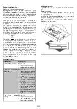 Предварительный просмотр 55 страницы DeDietrich DHG1136X Instruction On Mounting And Use Manual