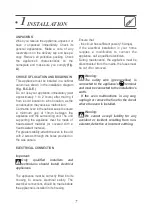 Preview for 11 page of DeDietrich DME7121A User Manual