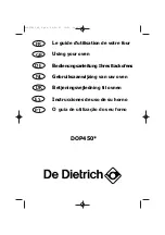 Preview for 1 page of DeDietrich DOP 450 XE1 Manual