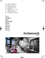 Preview for 1 page of DeDietrich DOP 770 XS User Manual