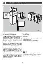 Preview for 6 page of DeDietrich DOP1180 Manual To Installation And Use