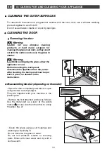 Preview for 12 page of DeDietrich DOP1180 Manual To Installation And Use